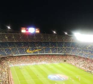Camp Nou during a match