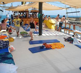 Relaxen auf Liegematratzen