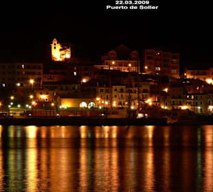 Puerto de Soller bei Nacht