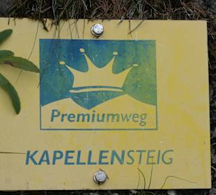 Unterwegs auf dem Premiumwanderweg Kapellensteig