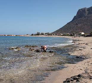 Пляж, где снимался фильм "Грек Зорба"