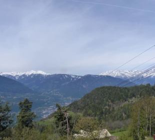 Aussicht bei der Auffahrt nach Vöran