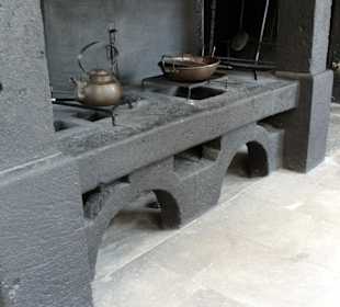 Blick in die Schlossküche