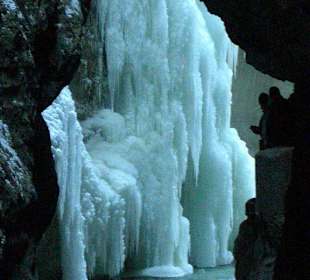 Eisformationen in der Partnachklamm