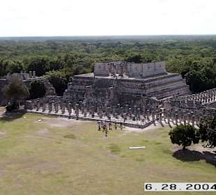 Blick auf den Kriegertempel