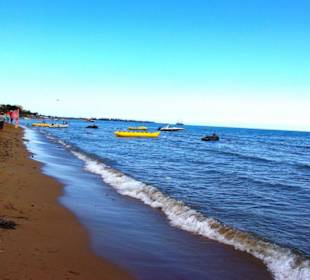 Vom Sunrise Richtung Kumköy-Evrenseki am Strand