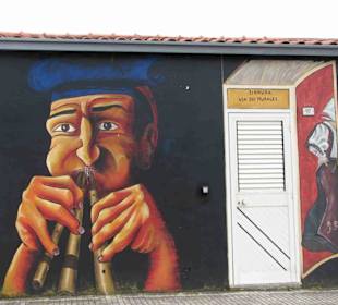 Wandmalerei in Tinnura