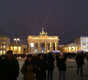 Ansicht von der Strasse "Unter den Linden" am 30.12