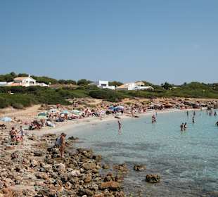 Son Xoriguer, viele Felsen