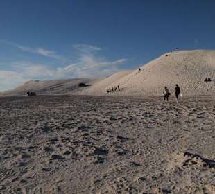 Sandboarding in den Dünen von Lancelin