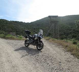 Förderturm einer aufgelassenen Mine