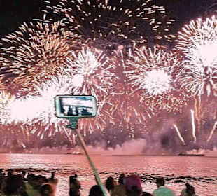 Silvester an der Copacabana