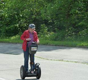 Jetzt geht sogar schon einhändig fahren