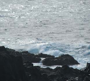 Brandung an der Küste