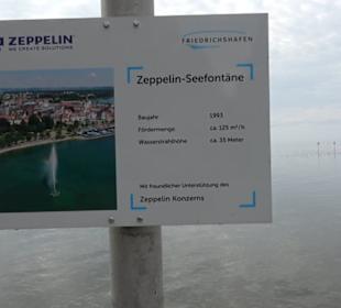 Zeppelin-Seefontäne
