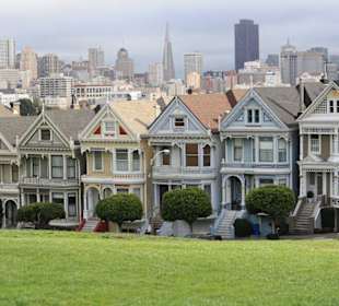 Painted Ladies am Alamo Square