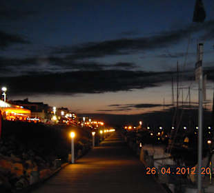 Abendhimmel am Yachthafen