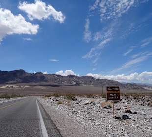 Wjazd do parku i ostrzeżenie