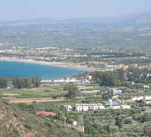 Georgioupoli von der Halbinsel