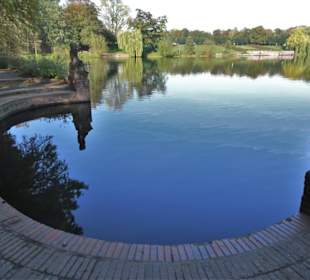 Die Bucht der Liebesinsel im Stadtparksee