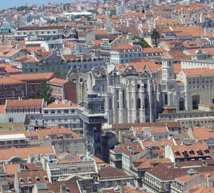 Blick auf Lissabon