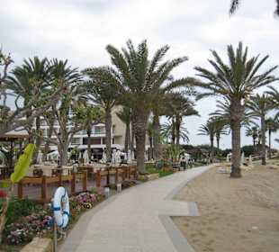 Beginn der Strandpromenade
