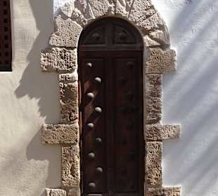 Tür gesehen im Teil der Altstadt