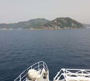 Die ersten Landsichtungen von Marmaris 