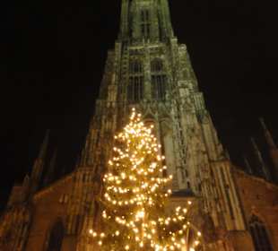 Weihnachtsmarkt direkt vor dem Münster