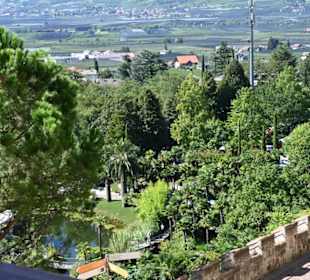 Blick in 12ha Areal mit 7km Wege