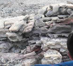 Steinformationen aus Lava