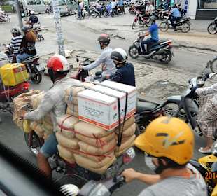 Mopeds als Transportmittel