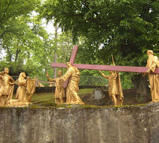 Station auf dem Kreuzweg