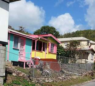 Häuser in den Bergen