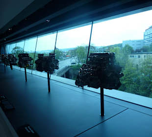 Widok z Porsche muzeum