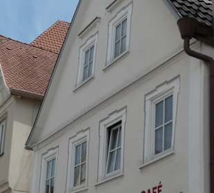 Blick zum Café der LBV Bäckerei in der Burgstraße
