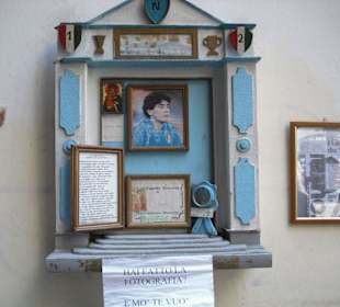 Maradona-Altar in Spaccanapoli /Altstadt