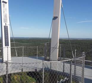 Auf der obersten Plattform