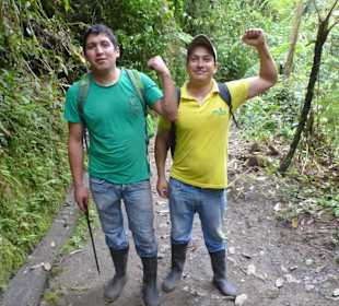 Die 2 haben alle 10 Teilnehmer sicher durchgebrach