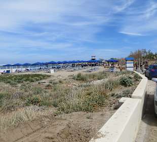 Spaziergang am Strand entlang. 