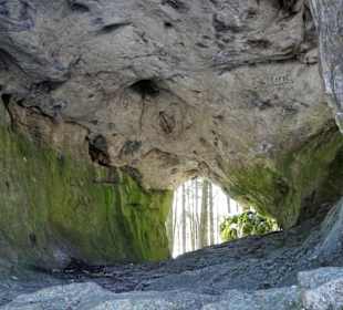 Impressionen von den Durchbrüchen am Hohlen Stein