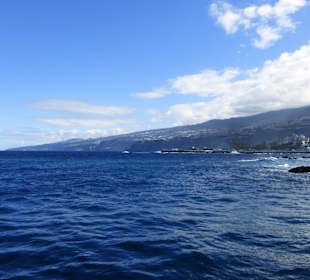 Blick auf die Hafenausfahrt