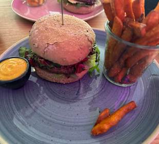 Der Argentinier (Dinkelsemmel, Currysauce)