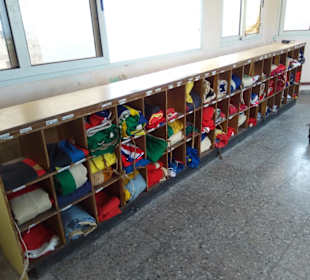 Lager der Flaggen der Nationen