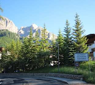 Colfosco Straße zum Grödner Joch