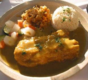 Degenfisch Curry Banane