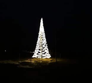 Weihnachtsbaum auf dem Hohen Peissenberg