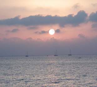 Sonnenuntergang in der Plava Laguna