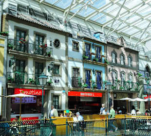 Rundgang durch das Einkaufszentrum Via Catarina