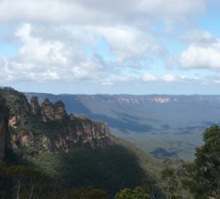 Ausblick auf die Blue Mountains
